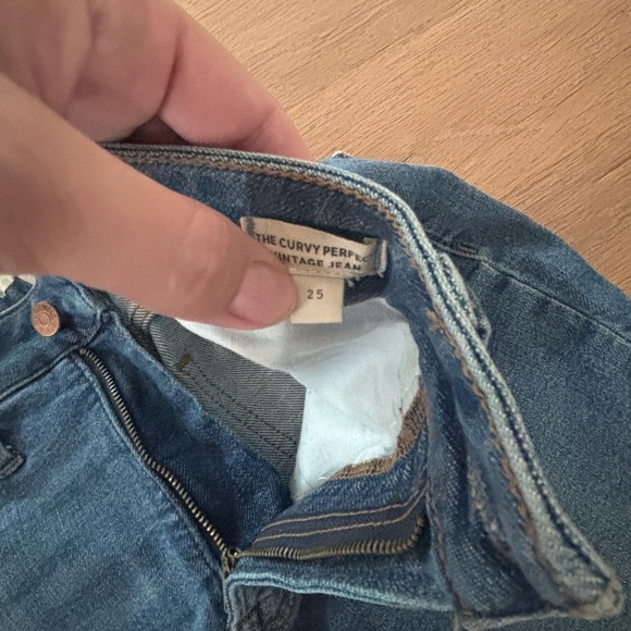 Madewell vintage curvey medium Blue Straight Leg Jeans - Picture 5 of 8